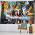 Mandala Hippie Bohemian Horse Tapestry Wall Hanging Tapestries